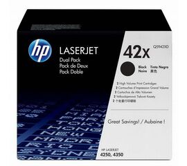 Картридж HP 42X черный 2-pack, Q5942XD, фото 