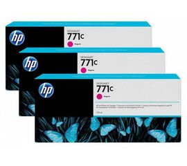 Картридж HP 3-pack 771C пурпурный, B6Y33A, фото 