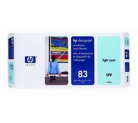 Печатающая головка HP 83 Light голубой UV, C4964A, фото 