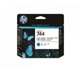 Картридж HP 744 Photo черный-голубой, F9J86A, фото 