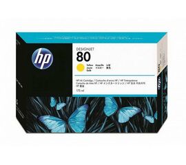 Картридж HP 80 желтый 175 ml, C4873A, фото 