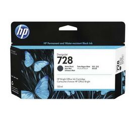 Картридж HP 728 Matte черный, 3WX25A, фото 