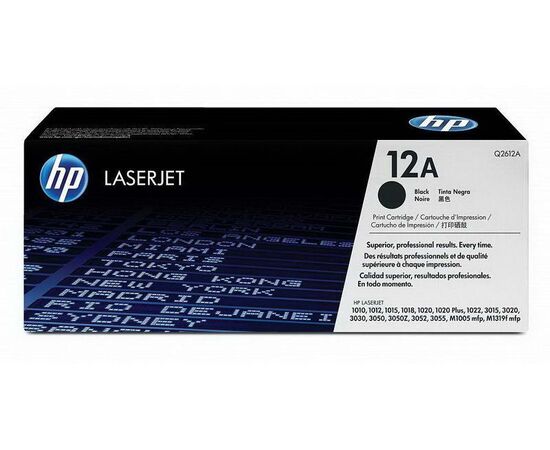 Картридж HP 12A черный, Q2612A, фото 