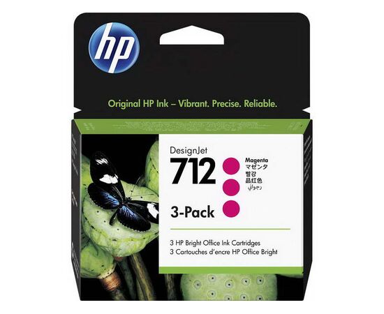 Картридж HP 712 пурпурный 29 ml , 3ED78A, фото 