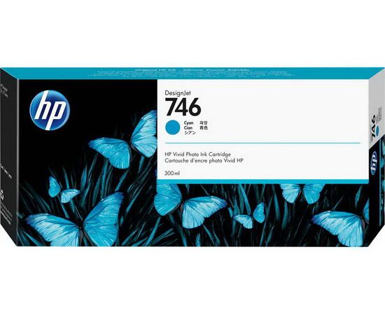 Картридж HP 746 голубой, P2V80A, фото 