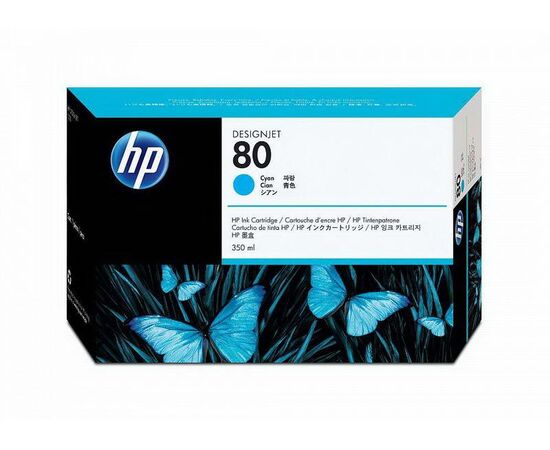 Картридж HP 80 голубой 350 ml, C4846A, фото 