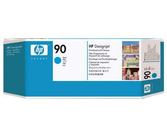 Печатающая головка HP 90 голубой, C5055A, фото 