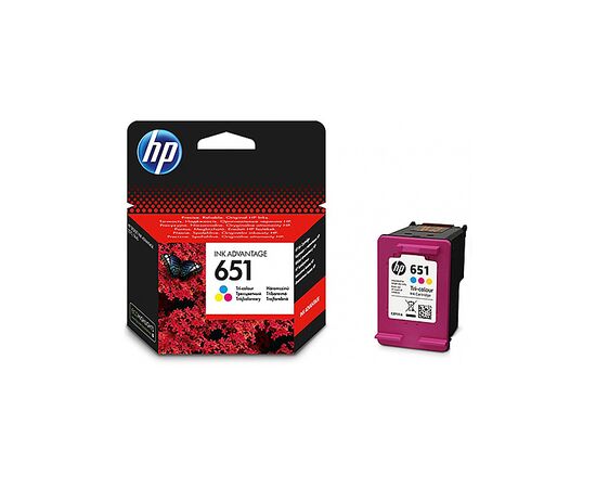 Картридж HP 651 Tri-colour, C2P11AE, фото 