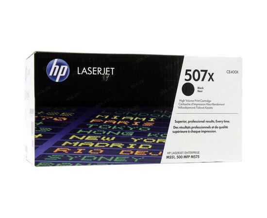 Картридж HP 507X черный, CE400X, фото 