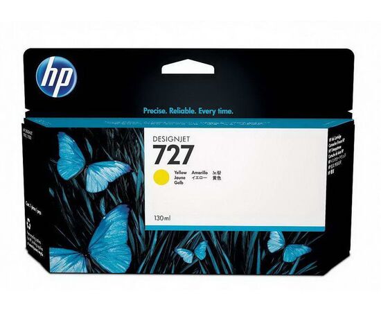 Картридж HP 727 желтый 130 ml, B3P21A, фото 