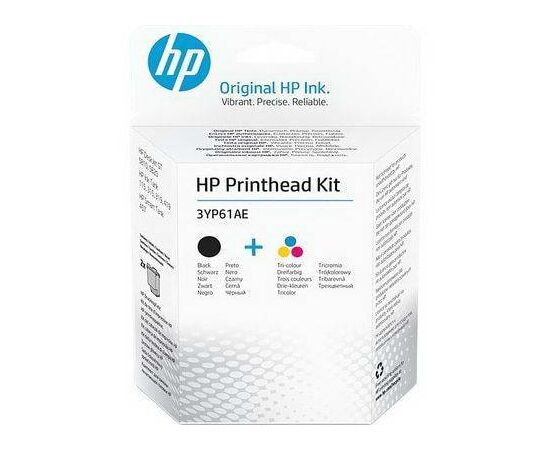 Печатающие головки HP черная + цветные (Tri-color), 3YP61AE, фото 
