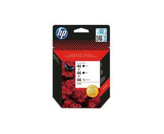 Картридж HP 46 черный, F6T40AE, фото 