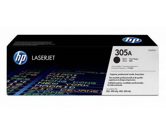 Картридж HP 305A черный, CE410A, фото 