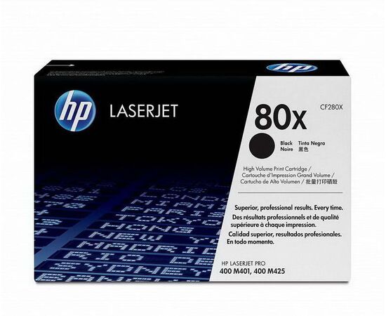 Картридж HP 80X черный, CF280X, фото 