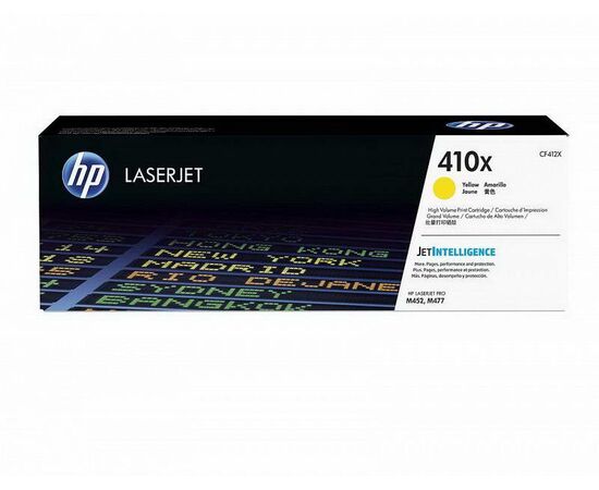 Картридж HP 410X желтый, CF412X, фото 