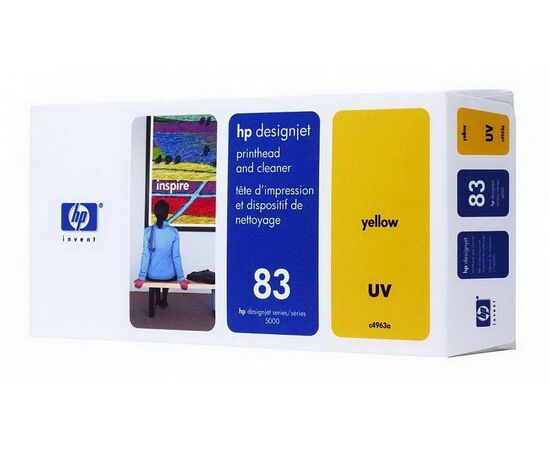 Печатающая головка HP 83 желтый UV, C4963A, фото 