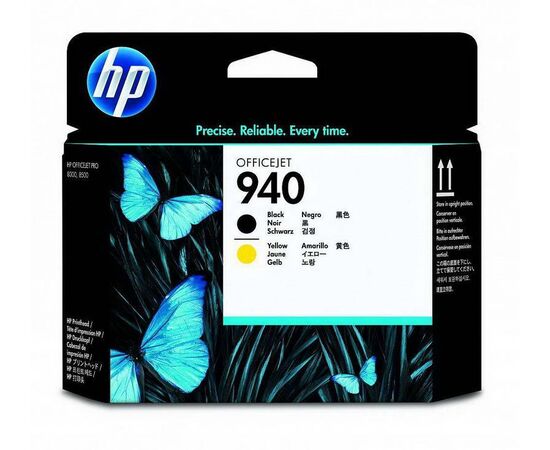 Печатающая головка HP 940 черный и желтый, C4900A, фото 