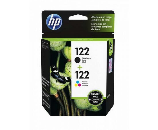 Картридж HP 122 черный+ Трехцветный, CR340HE, фото 