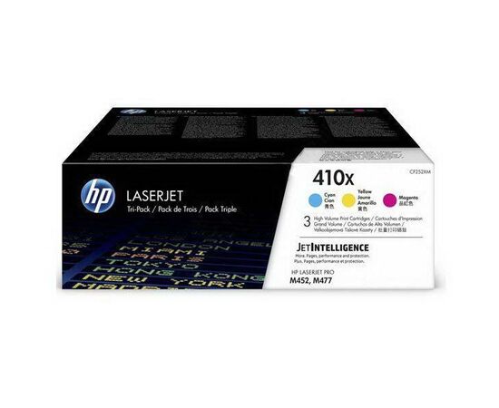 Картридж HP 410X Color 3-pack, CF252XM, фото 