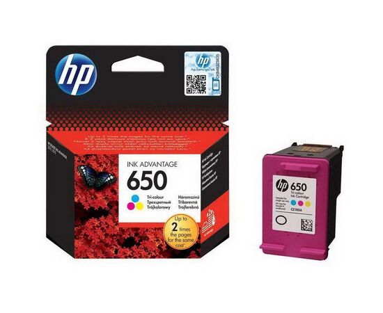 Картридж HP 650 color, CZ102AE, фото 