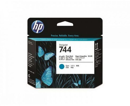 Картридж HP 744 Photo черный-голубой, F9J86A, фото 