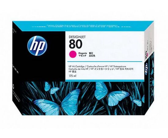 Картридж HP 80 пурпурный 175 ml, C4874A, фото 