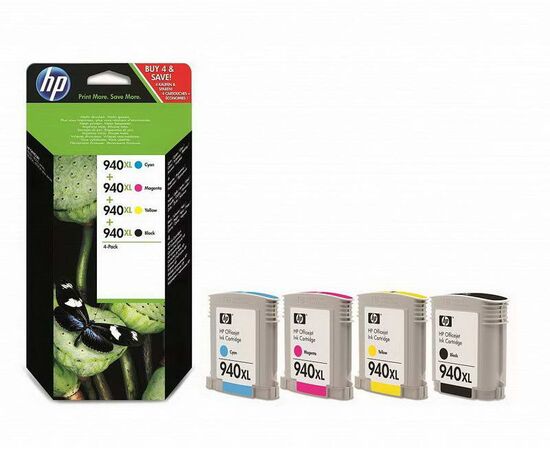 Картридж HP 940XL 4-pack, C2N93AE, фото 