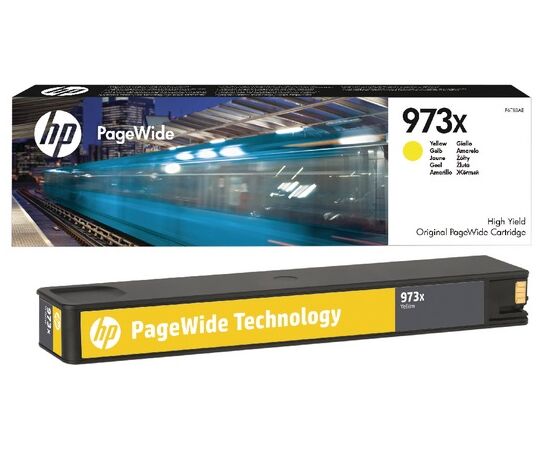 Картридж HP 973X желтый, F6T83AE, фото 