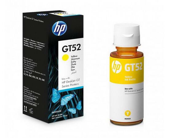Картридж HP GT52 желтый, M0H56AE, фото 