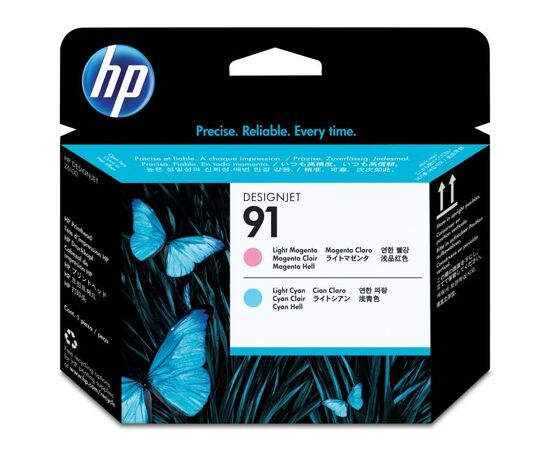 Печатающая головка HP 91 Light голубой, C9462A, фото 