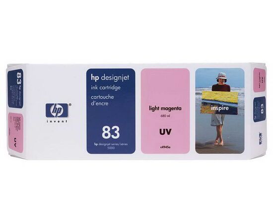 Картридж HP 83 Light пурпурный UV 680 ml, C4945A, фото 