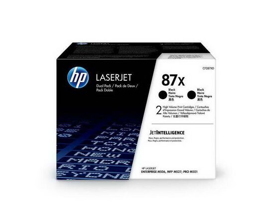 Картридж HP 87X черный 2-pack, CF287XD, фото 