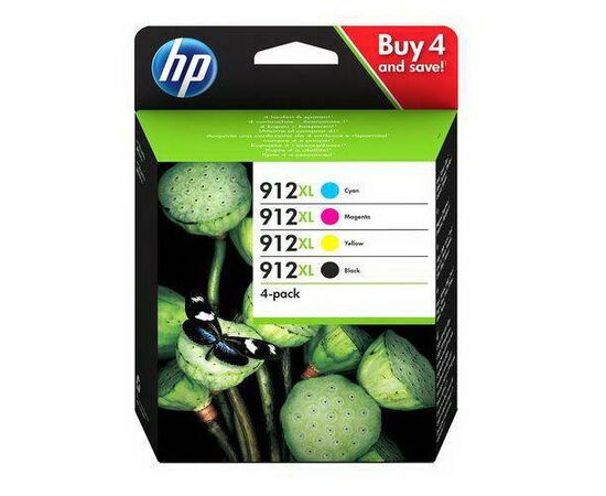 Картридж HP 912XL набор 4 цвета, 3YP34AE, фото 