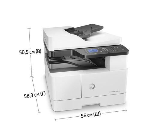 МФУ HP LaserJet M443nda A3 Лазерная черно-белая печать, сетевой, двусторонняя печать, 8AF72A, фото , изображение 9- hpstore.by МФУ HP LaserJet M443nda A3 Лазерная черно-белая печать, сетевой, двусторонняя печать, 8AF72A, фото , изображение 9