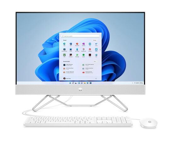 HP All-in-One 27-cb1010ny All-in-One PC, FreeDOS, 27" сенсорный, FullHD, Intel Core i7-1255U, 8GB RAM, 512GB SSD, FreeDOS, 6P141EA, фото 