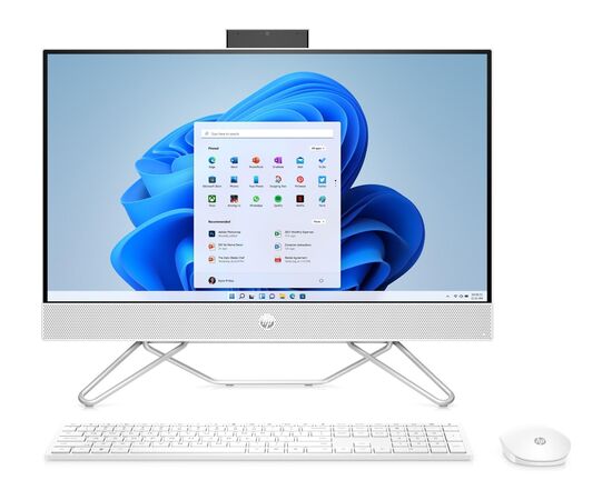 Моноблок HP 24-cb1008ny All-in-One Desktop PC, 23.8" IPS сенсорный, Intel Core i5-1235U, 8GB RAM, 512GB SSD, FullHD, DOS, 6P138EA, фото 