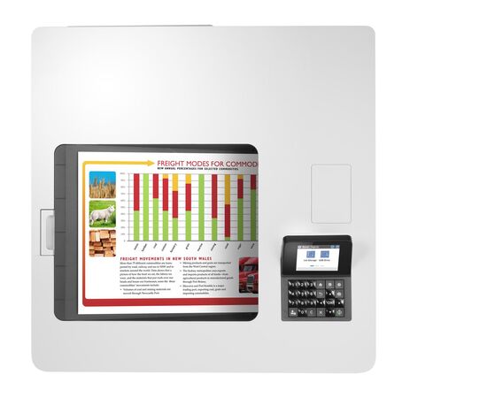 Лазерный цветной принтер HP Color LaserJet Enterprise M554dn A4, USB, Duplex, 7ZU81A, фото , изображение 6- hpstore.by Лазерный цветной принтер HP Color LaserJet Enterprise M554dn A4, USB, Duplex, 7ZU81A, фото , изображение 6