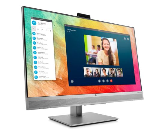 Монитор с веб-камерой HP EliteDisplay E273m 27", IPS, FullHD 1920x1080, 16:9, 1000:1, 5ms, 178°/178°, VGA, HDMI, USB 3.0x2, DisplayPort, WebCam, Speakers, 1FH51AA, фото , изображение 2