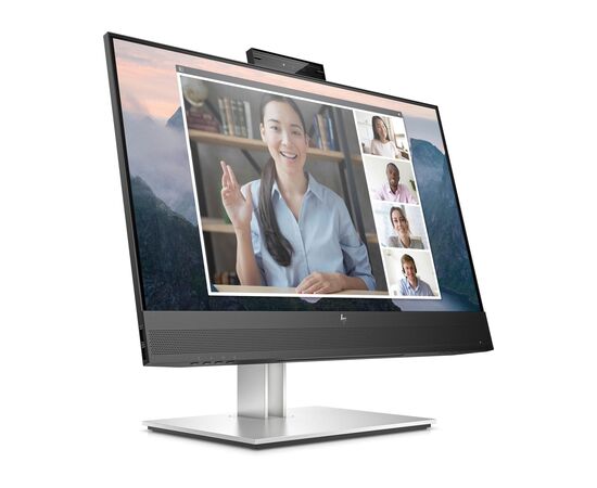 Монитор для видеоконференций HP E24mv G4 FullHD IPS, D-Sub, HDMI, DisplayPort, USB hub, Web-camera, speakers, 169L0AA, фото , изображение 2