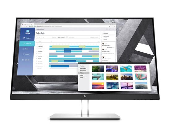 Монитор HP E27q G4 27 ", 2560x1440, 16:9, IPS, 60 Гц, 250 кд/м2, 5 ms, 1000:1, DisplayPort, HDMIх1, D-SUBх1, 9VG82AA, фото 