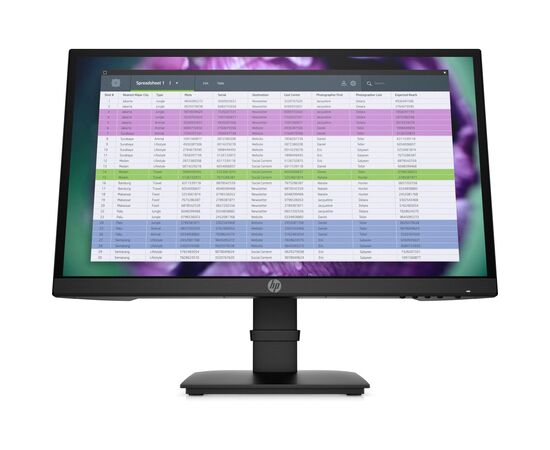 Монитор HP P22 G4 21.5", IPS FullHD, 1xD-Sub, 1xDisplayPort, 1xHDMI, наклон, 1A7E4AA, фото 