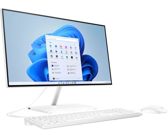 Моноблок HP All-in-One 24-ck0112ci 6C8U8EA 23.8" FHD IPS, Intel Core i7 1255U 4700 МГц, 16 ГБ, SSD 512 ГБ, Intel Iris Xe Graphics 96 EUs, Windows 11 Home, фото 